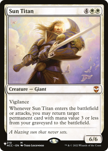 Sun Titan (NCC) (LIST-210/093) - The List、Wizards of the Coast、kayou