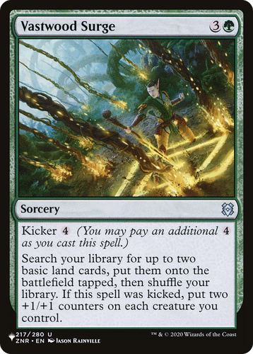Vastwood Surge (LIST-217/280) - The List、Wizards of the Coast、kayou