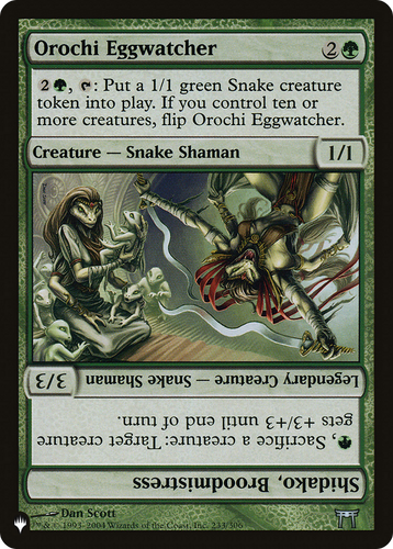 Orochi Eggwatcher // Shidako, Broodmistress (LIST-233/306) - The List、Wizards of the Coast、kayou