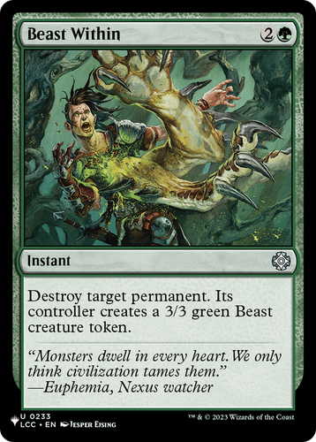 Beast Within (LCC) (LIST-233) - The List、Wizards of the Coast、kayou