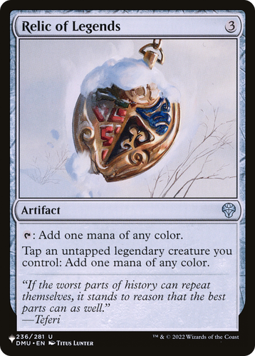 Relic of Legends (LIST-236/281) - The List、Wizards of the Coast、kayou