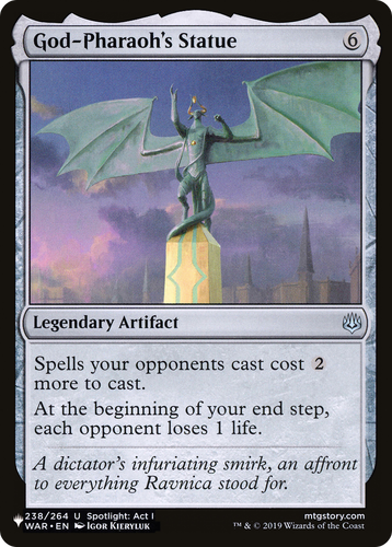 God-Pharaoh's Statue (LIST-238/264) - The List、Wizards of the Coast、kayou