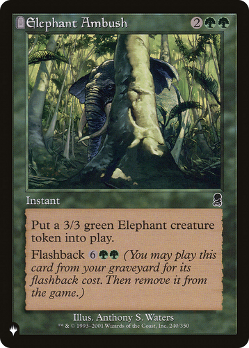 Elephant Ambush (LIST-240/350) - The List: (tombstone)、Wizards of the Coast、kayou