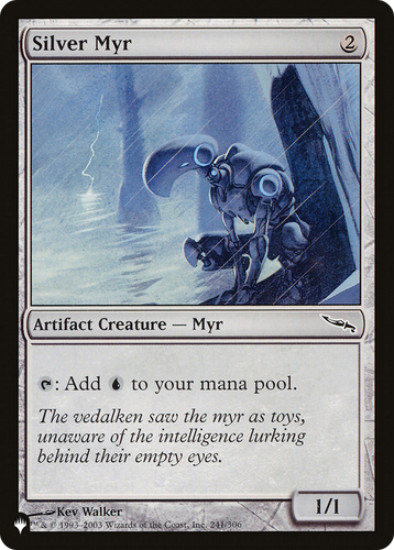 Silver Myr (LIST-241/306) - The List、Wizards of the Coast、kayou