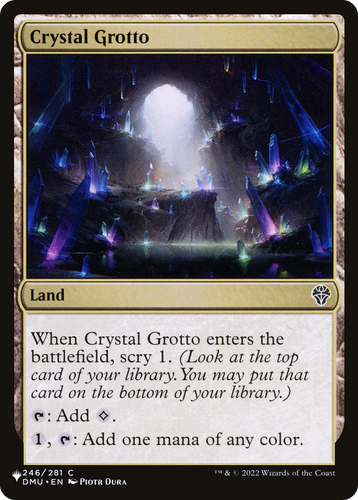 Crystal Grotto (LIST-246/281) - The List、Wizards of the Coast、kayou