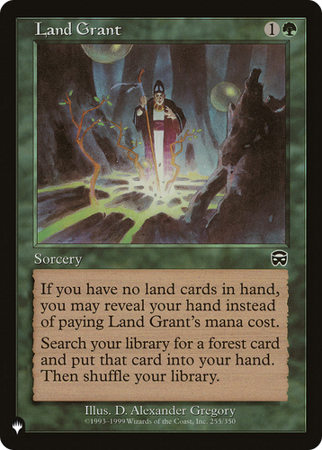 Land Grant (LIST-255/350) - The List、Wizards of the Coast、kayou