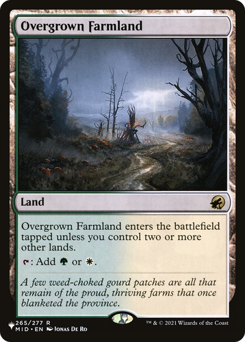 Overgrown Farmland (LIST-265/277) - The List、Wizards of the Coast、kayou