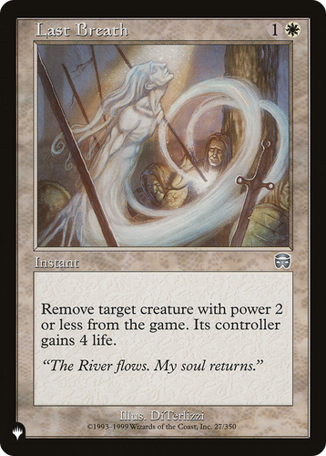 Last Breath (LIST-27/350) - The List、Wizards of the Coast、kayou
