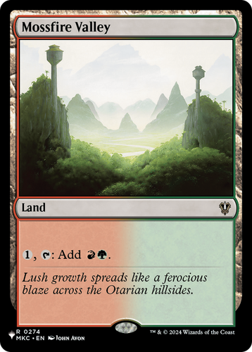 Mossfire Valley (LIST-274) - The List、Wizards of the Coast、kayou