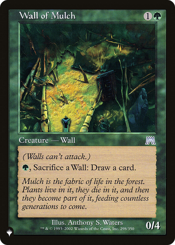 Wall of Mulch (LIST-298/350) - The List、Wizards of the Coast、kayou
