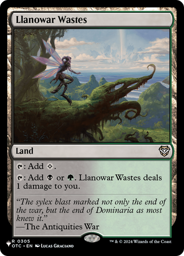 Llanowar Wastes (LIST-305) - The List、Wizards of the Coast、kayou