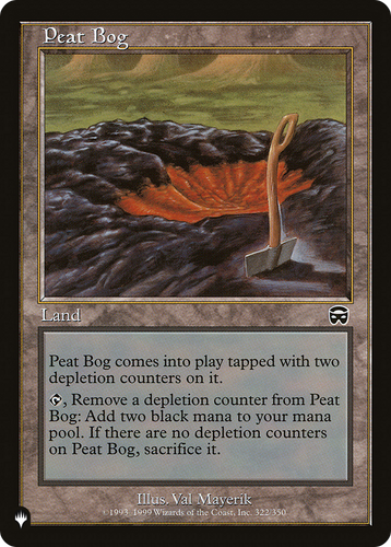 Peat Bog (LIST-322/350) - The List、Wizards of the Coast、kayou