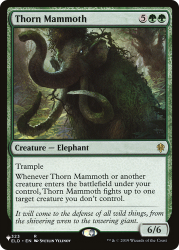 Thorn Mammoth (LIST-323/269) - The List、Wizards of the Coast、kayou