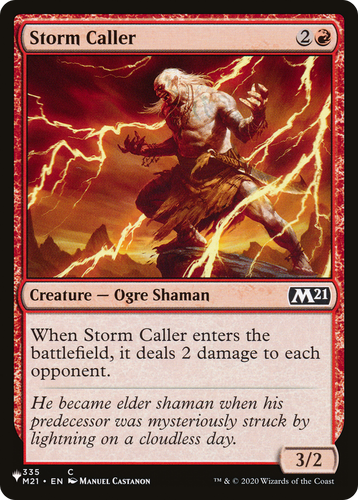 Storm Caller (LIST-335/274) - The List、Wizards of the Coast、kayou
