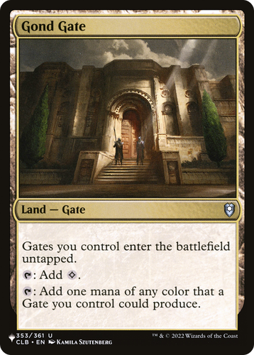 Gond Gate (LIST-353/361) - The List、Wizards of the Coast、kayou