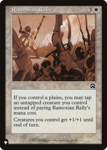 Ramosian Rally (LIST-38/350) - The List、Wizards of the Coast、kayou