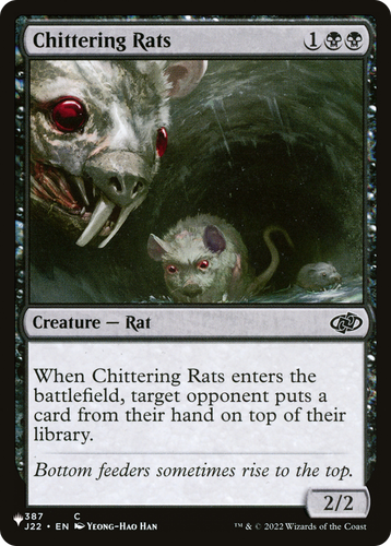 Chittering Rats (LIST-387/051) - The List、Wizards of the Coast、kayou