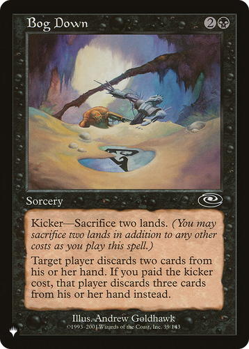 Bog Down (LIST-39/143) - The List、Wizards of the Coast、kayou