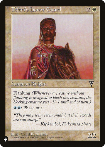 Teferi's Honor Guard (LIST-) - The List、Wizards of the Coast、kayou