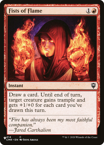 Fists of Flame (LIST-414/361) - The List、Wizards of the Coast、kayou