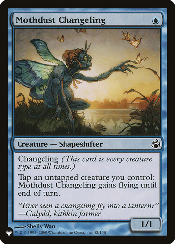 Mothdust Changeling (LIST-42/150) - The List、Wizards of the Coast、kayou