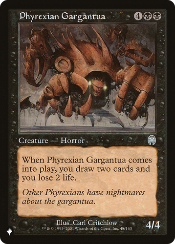 Phyrexian Gargantua (LIST-48/143) - The List、Wizards of the Coast、kayou