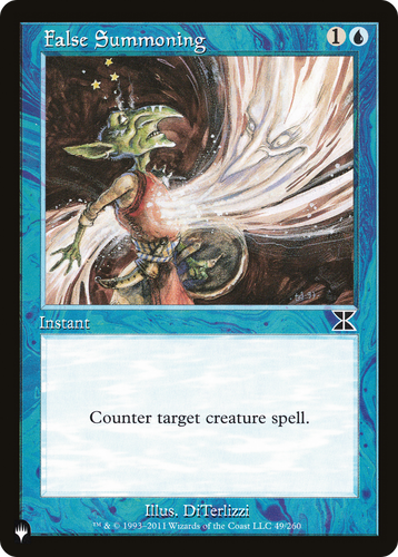 False Summoning (LIST-49/260) - The List、Wizards of the Coast、kayou