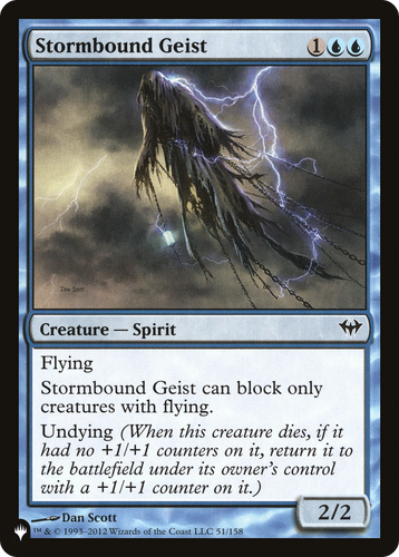 Stormbound Geist (LIST-51/158) - The List、Wizards of the Coast、kayou