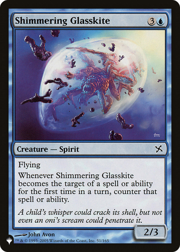 Shimmering Glasskite (LIST-51/165) - The List、Wizards of the Coast、kayou