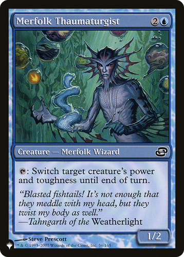 Merfolk Thaumaturgist (LIST-56/165) - The List: (colorshifted)、Wizards of the Coast、kayou