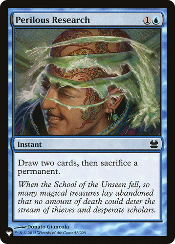 Perilous Research (LIST-58/229) - The List、Wizards of the Coast、kayou