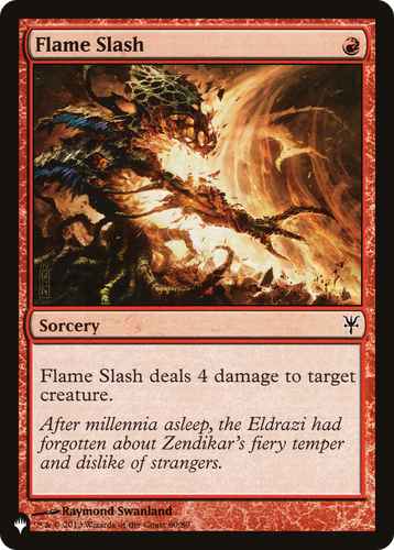 Flame Slash (LIST-60/80) - The List、Wizards of the Coast、kayou