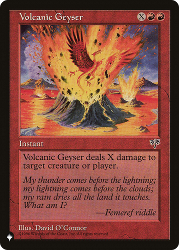 Volcanic Geyser (LIST-) - The List、Wizards of the Coast、kayou