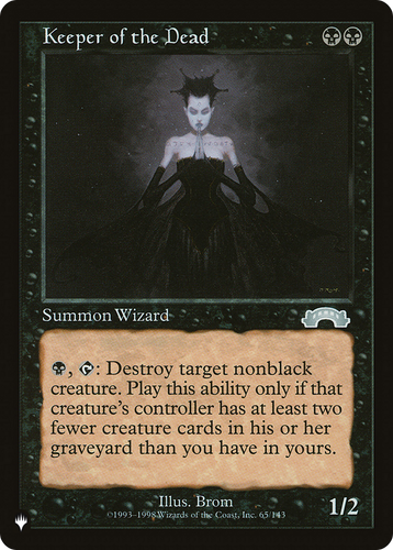 Keeper of the Dead (LIST-65/143) - The List、Wizards of the Coast、kayou