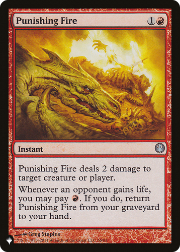 Punishing Fire (LIST-66/81) - The List、Wizards of the Coast、kayou