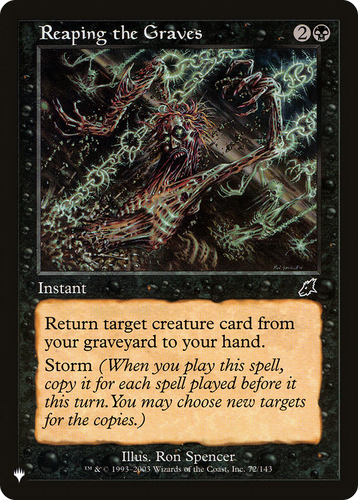 Reaping the Graves (LIST-72/143) - The List、Wizards of the Coast、kayou