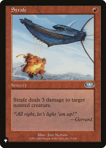 Strafe (LIST-73/143) - The List、Wizards of the Coast、kayou