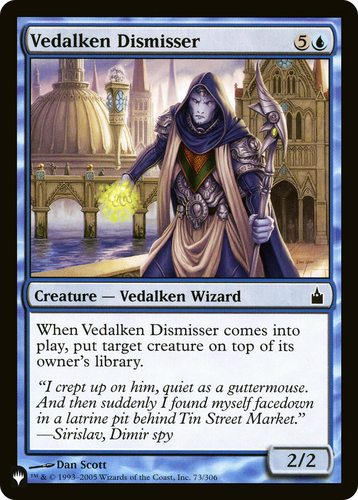 Vedalken Dismisser (LIST-73/306) - The List、Wizards of the Coast、kayou