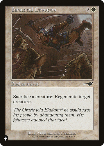 Fanatical Devotion (LIST-8/143) - The List、Wizards of the Coast、kayou