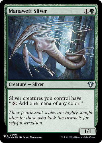 Manaweft Sliver (CMM) (LIST-900) - The List、Wizards of the Coast、kayou