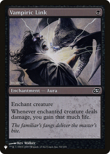 Vampiric Link (LIST-92/165) - The List: (colorshifted)、Wizards of the Coast、kayou