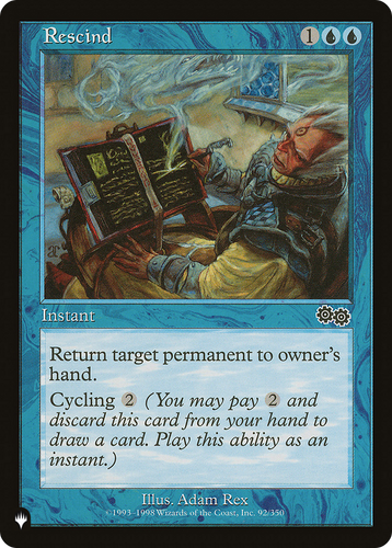 Rescind (LIST-92/350) - The List、Wizards of the Coast、kayou