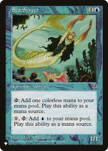 Sea Scryer (LIST-) - The List、Wizards of the Coast、kayou