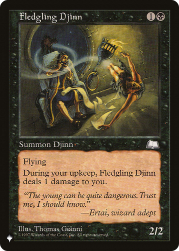 Fledgling Djinn (LIST-) - The List、Wizards of the Coast、kayou