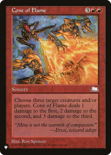 Cone of Flame (LIST-) - The List、Wizards of the Coast、kayou