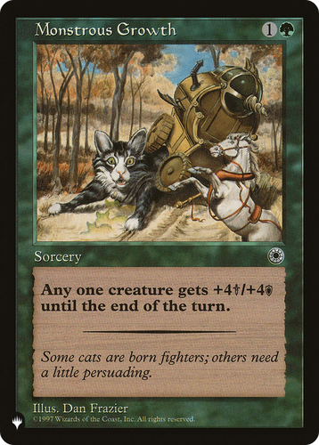 Monstrous Growth (Flavor Text) (LIST-) - The List、Wizards of the Coast、kayou