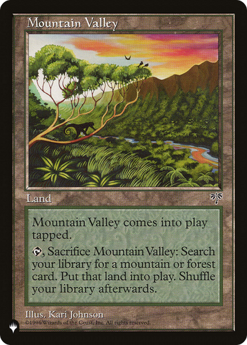 Mountain Valley (LIST-) - The List、Wizards of the Coast、kayou
