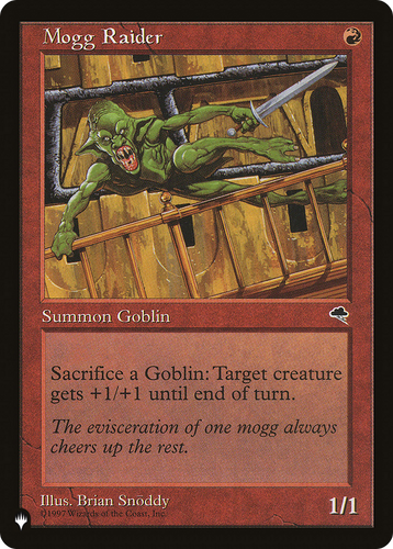 Mogg Raider (LIST-) - The List、Wizards of the Coast、kayou