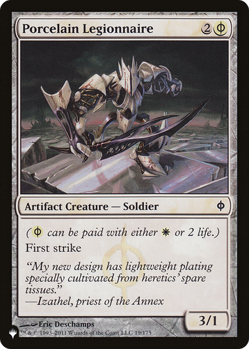 Porcelain Legionnaire (LIST-NPH-19) - The List、Wizards of the Coast、kayou