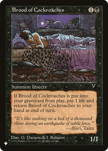 Brood of Cockroaches (LIST-) - The List、Wizards of the Coast、kayou